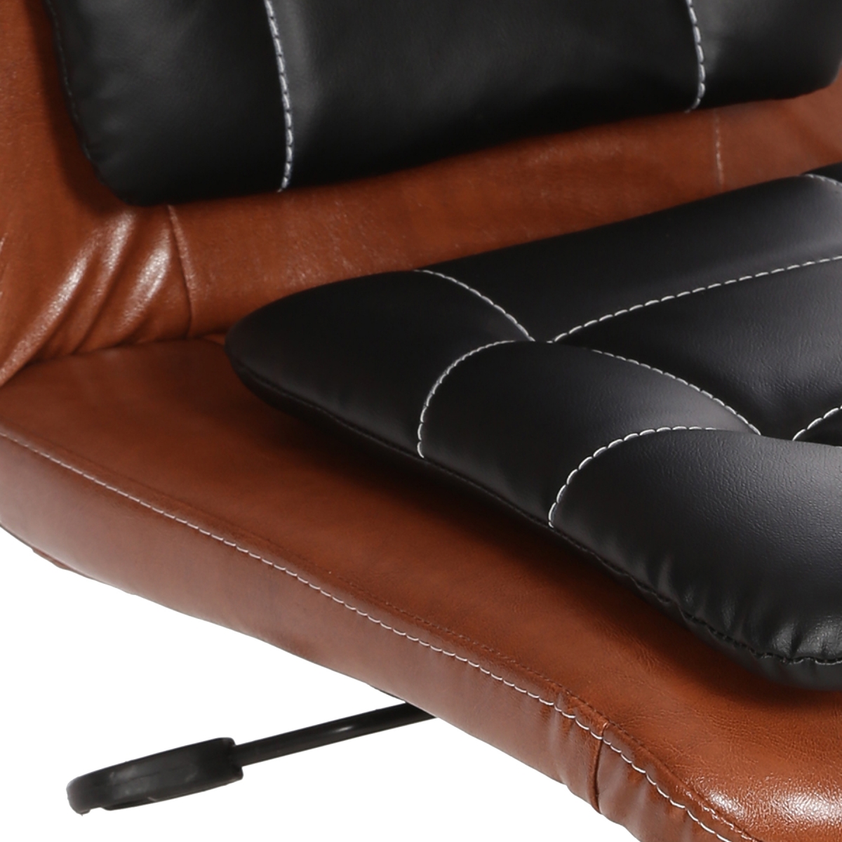 ML-532-Dual Color Libranejar Low Back Workstation Chair Without Armrest - Image 5
