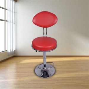 ML-003 THE OVALADO METAL BAR STOOL RED