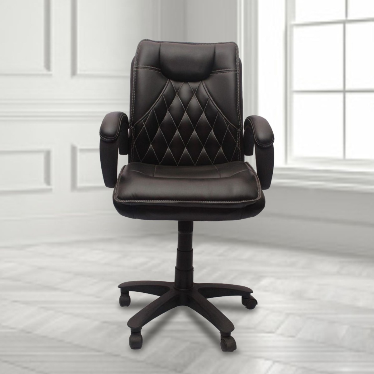 ML-1-VISITOR-MB LIAM MID BACK OFFICE CHAIR BLACK