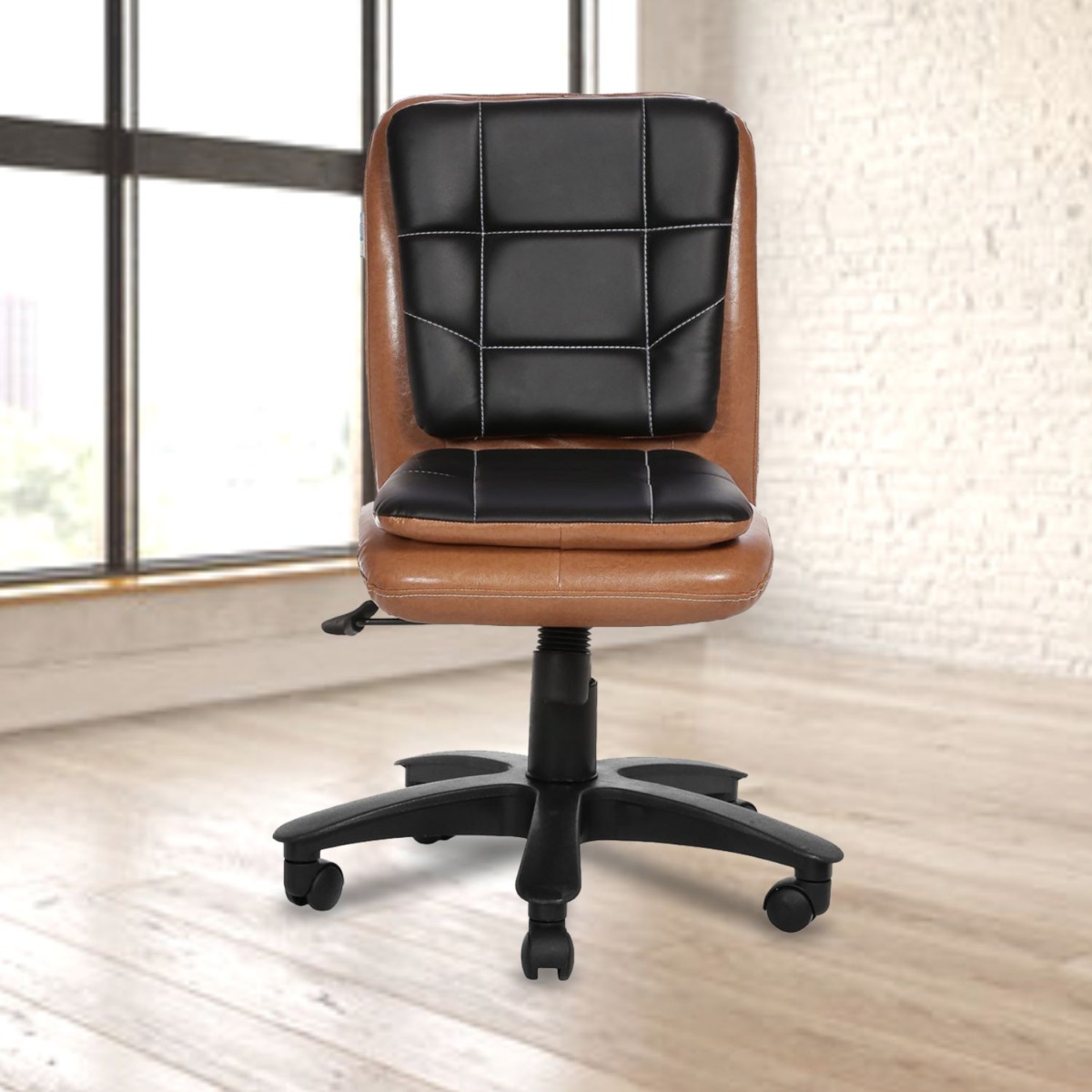 ML-531-THE LIBRANEJAR LB WORKSTATION CHAIR PINK AND COPPER
