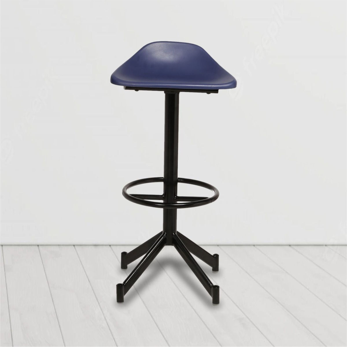 ML-554 THE MONTAR BAR STOOL BLUE AND BLACK
