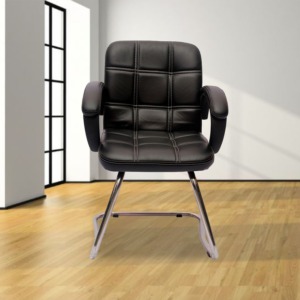 ML-69 Leather Low Back Visitors Office Chair