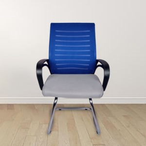 THE ARREGLAR BLUE VISITOR CHAIR WITH FIX FRAME