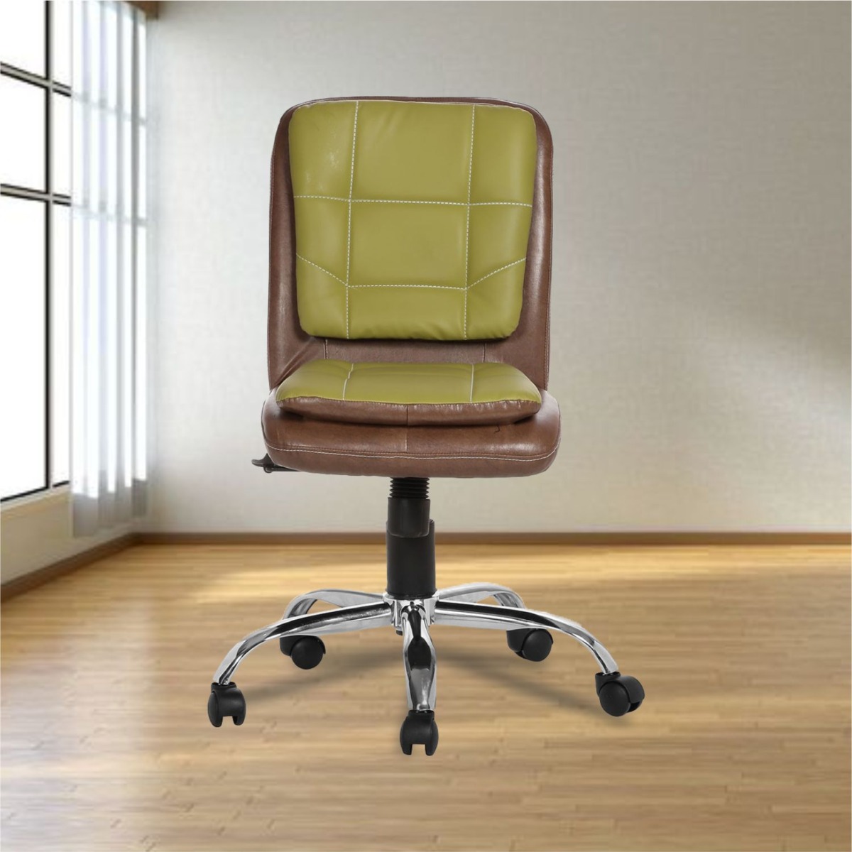 ML-550 THE LIBRANEJAR LB WORKSTATION CHAIR TEAK AND CAMO