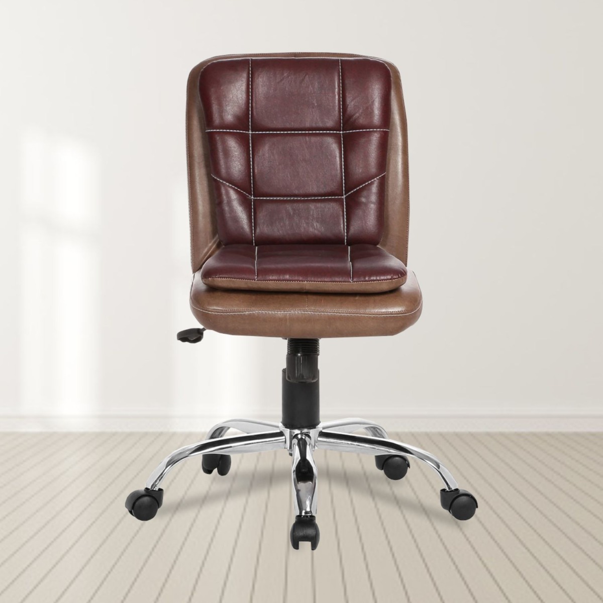 THE LIBRANEJAR LB WORKSTAION CHAIR ALMOND AND CHERRY