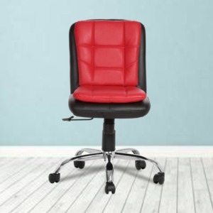 ML-548 THE LIBRANEJAR LB WORKSTATION CHAIR BLACK AND RED
