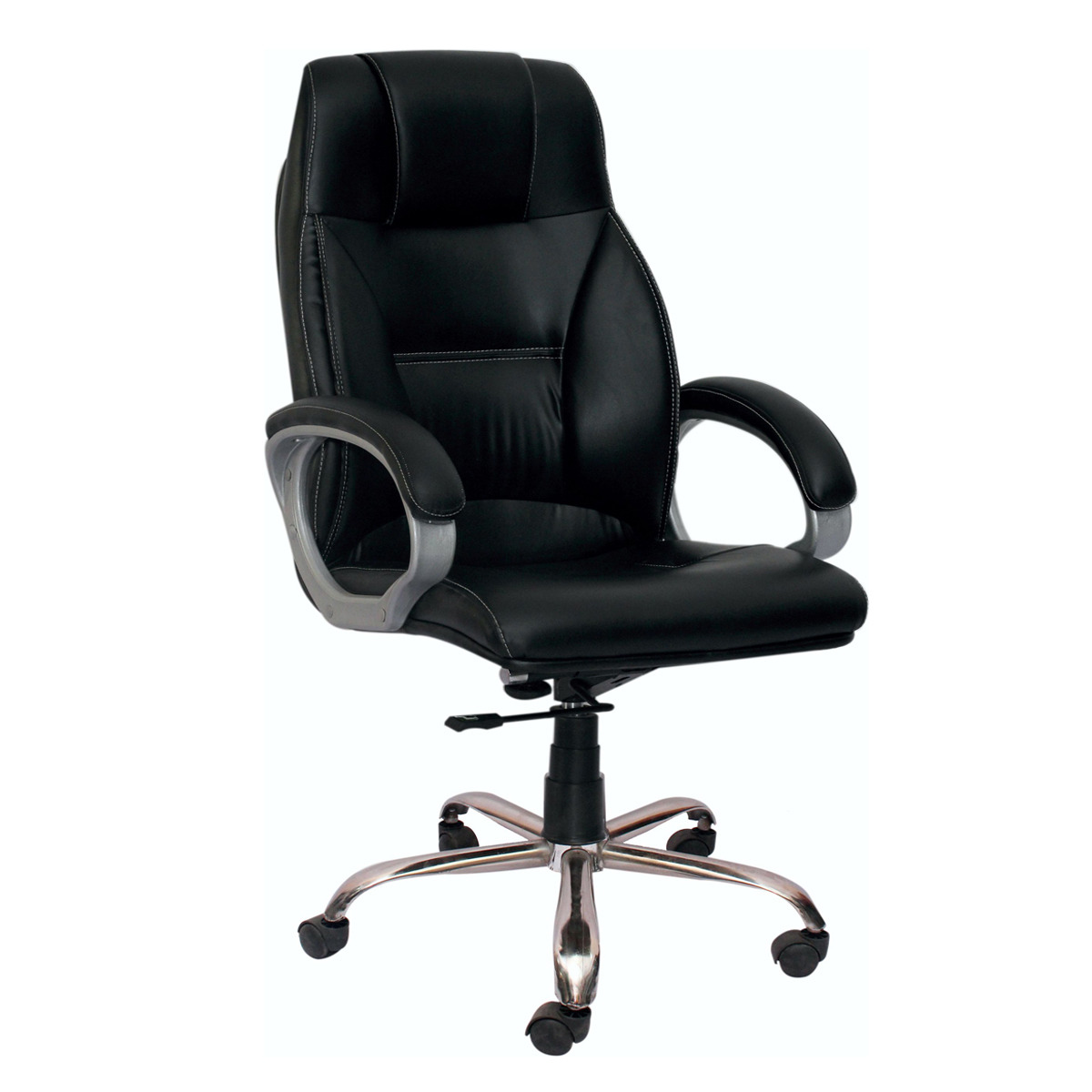 ML-306-High Back Black Leather Executive Chair - Image 2
