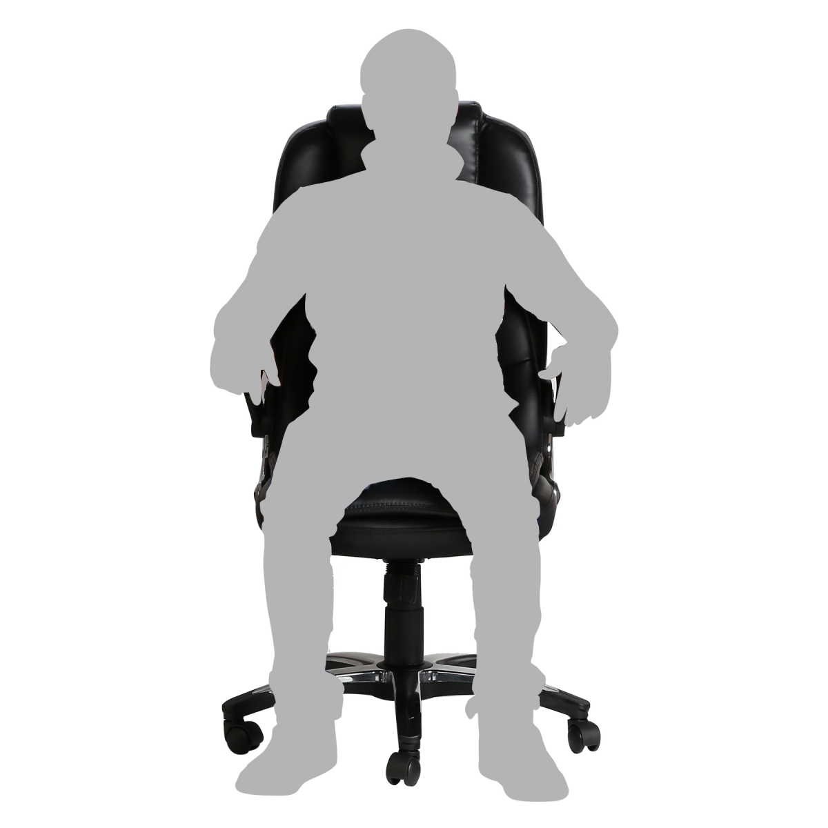 ML-414-Large's High Back Black Executive Chair - Image 8