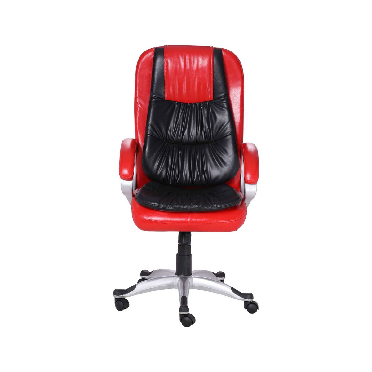 ML-716-Shining Red And Black Arruga High Back Executive Chair - Image 2