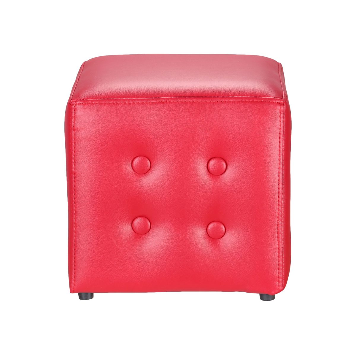 ML-743 THE PLAZO SQUARE BIG PUFFY IN RED COLOR - Image 2
