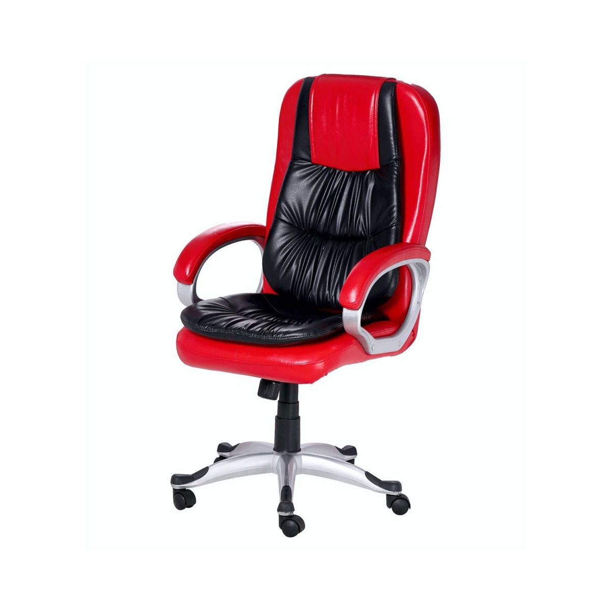 ML-716-Shining Red And Black Arruga High Back Executive Chair - Image 3