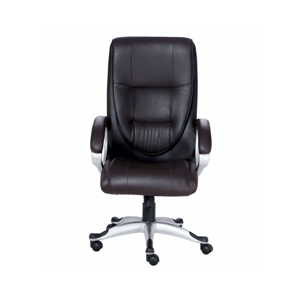 ML-718-THE ELENTAL EXECUTIVE HIGH BACK CHAIR IN BROWN COLOR - Image 2