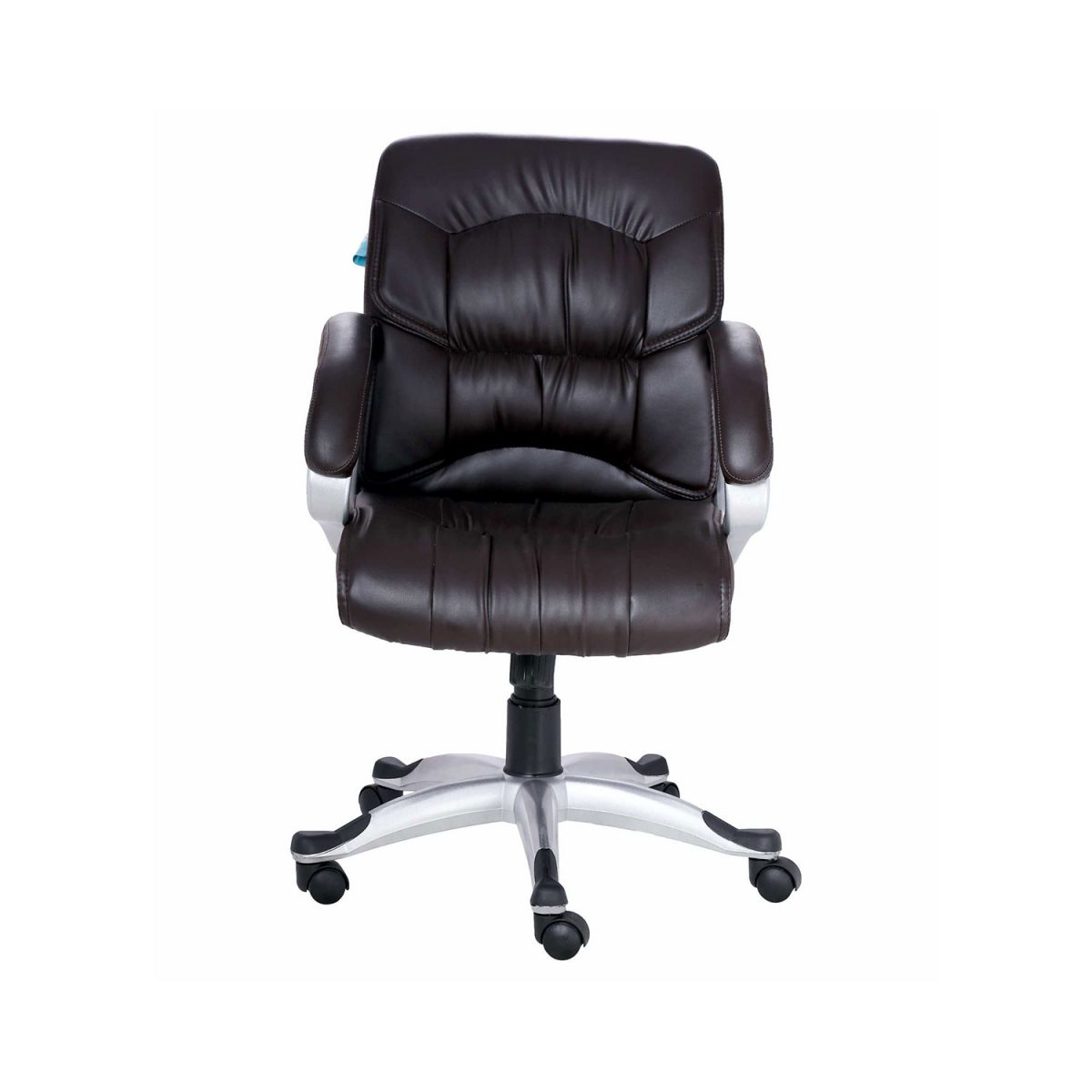ML-722-THE SIMPLEPIEL MEDIUM BACK CHAIR IN BROWN COLOR - Image 2