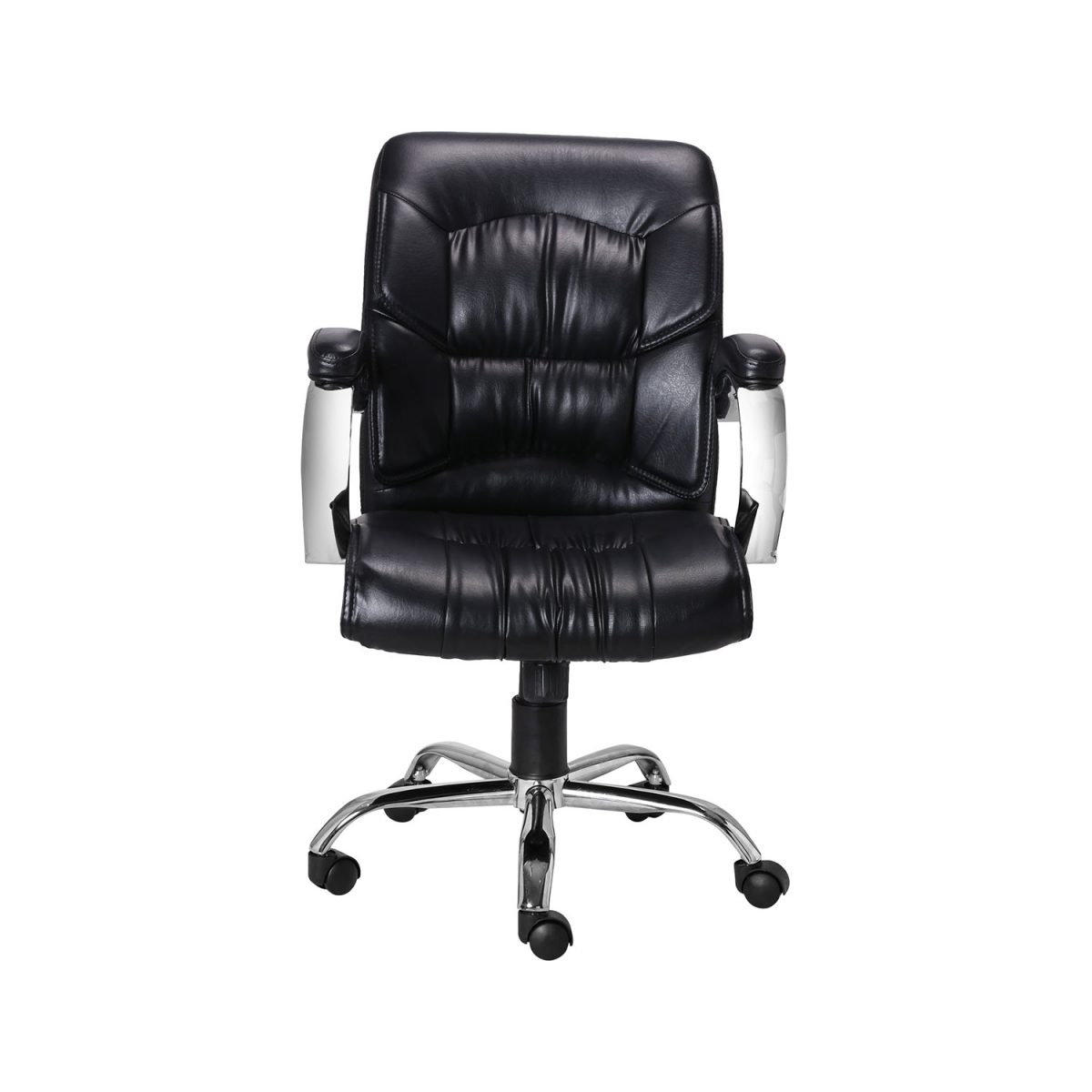 ML-728-THE SIMPLEPIEL MB BLACK CHAIR IN STEEL HANDLE - Image 2