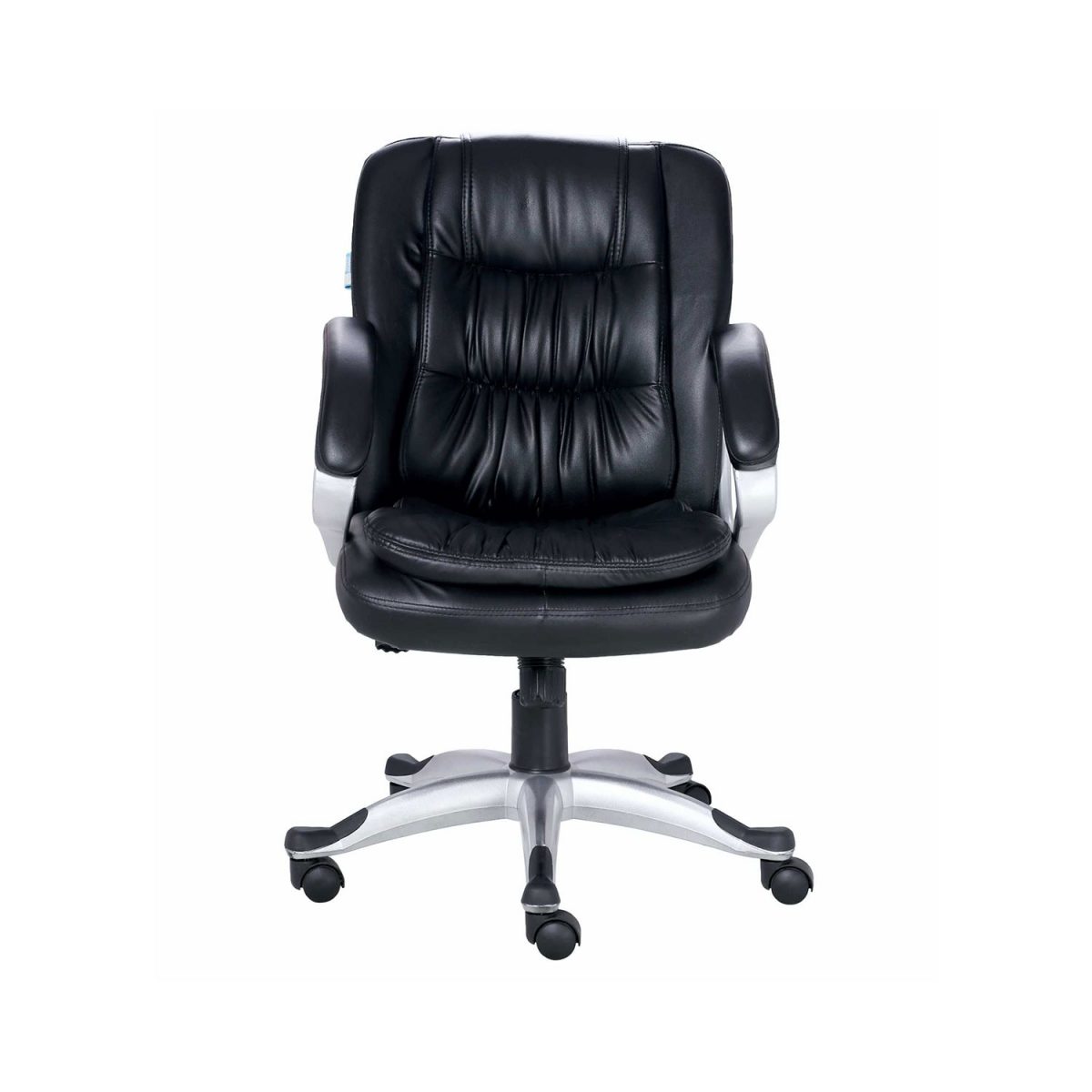 ML-720-GARRURA MEDIUM BACK CHAIR IN BLACK COLOR - Image 2