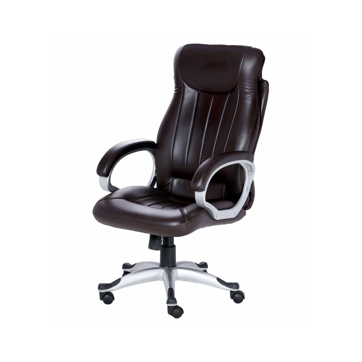 ML-715-The Dobleido Executive High Back Chair In Brown Color - Image 4