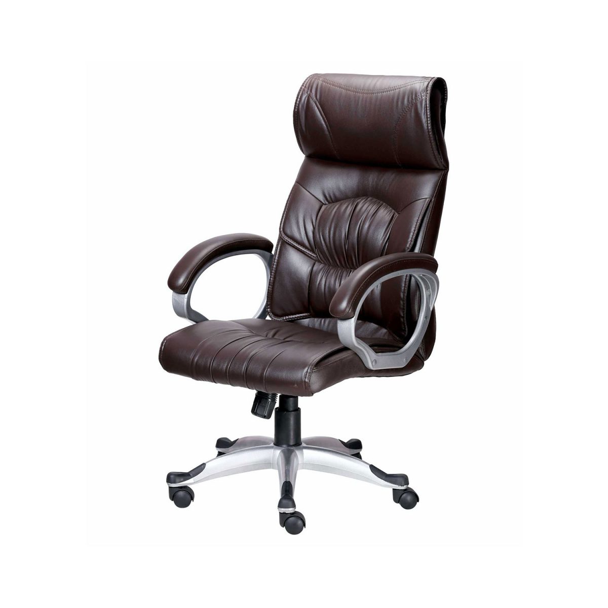 ML-751-THE PICES DOBLEPIEL HIGH BACK EXECUTIVE CHAIR IN BROWN - Image 2
