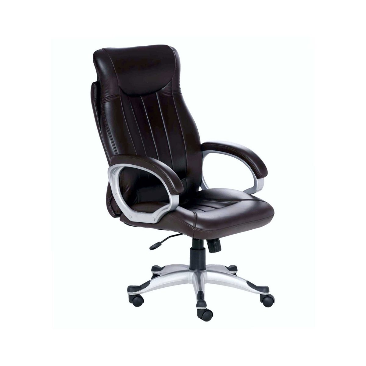 ML-715-The Dobleido Executive High Back Chair In Brown Color - Image 2