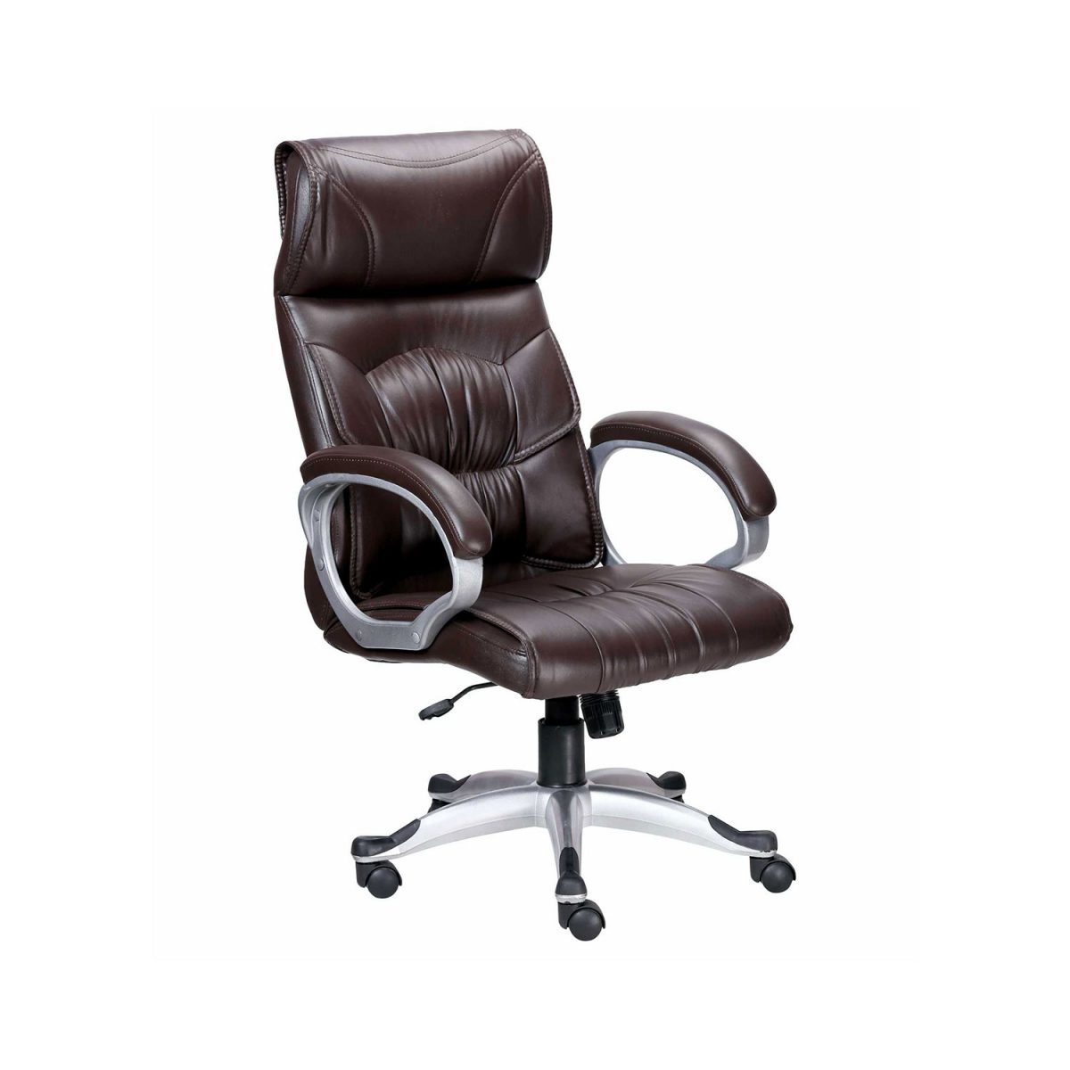 ML-751-THE PICES DOBLEPIEL HIGH BACK EXECUTIVE CHAIR IN BROWN - Image 3