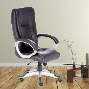 ML-718-THE ELENTAL EXECUTIVE HIGH BACK CHAIR IN BROWN COLOR