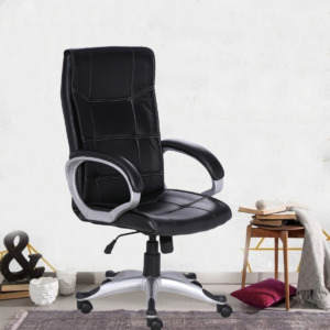 ML-719-Costura Executive HB Chair In Black Color