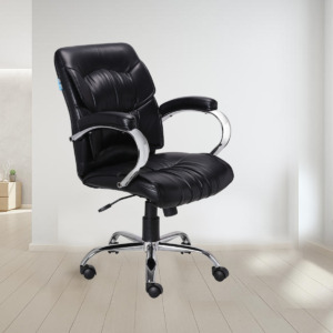 ML-728-THE SIMPLEPIEL MB BLACK CHAIR IN STEEL HANDLE