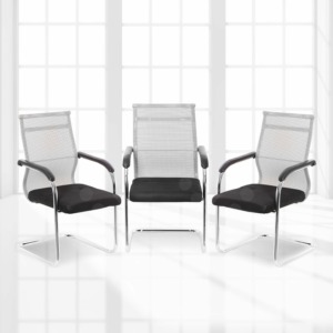 ML-812 (1101-8C) Visitor Chair Set of 3
