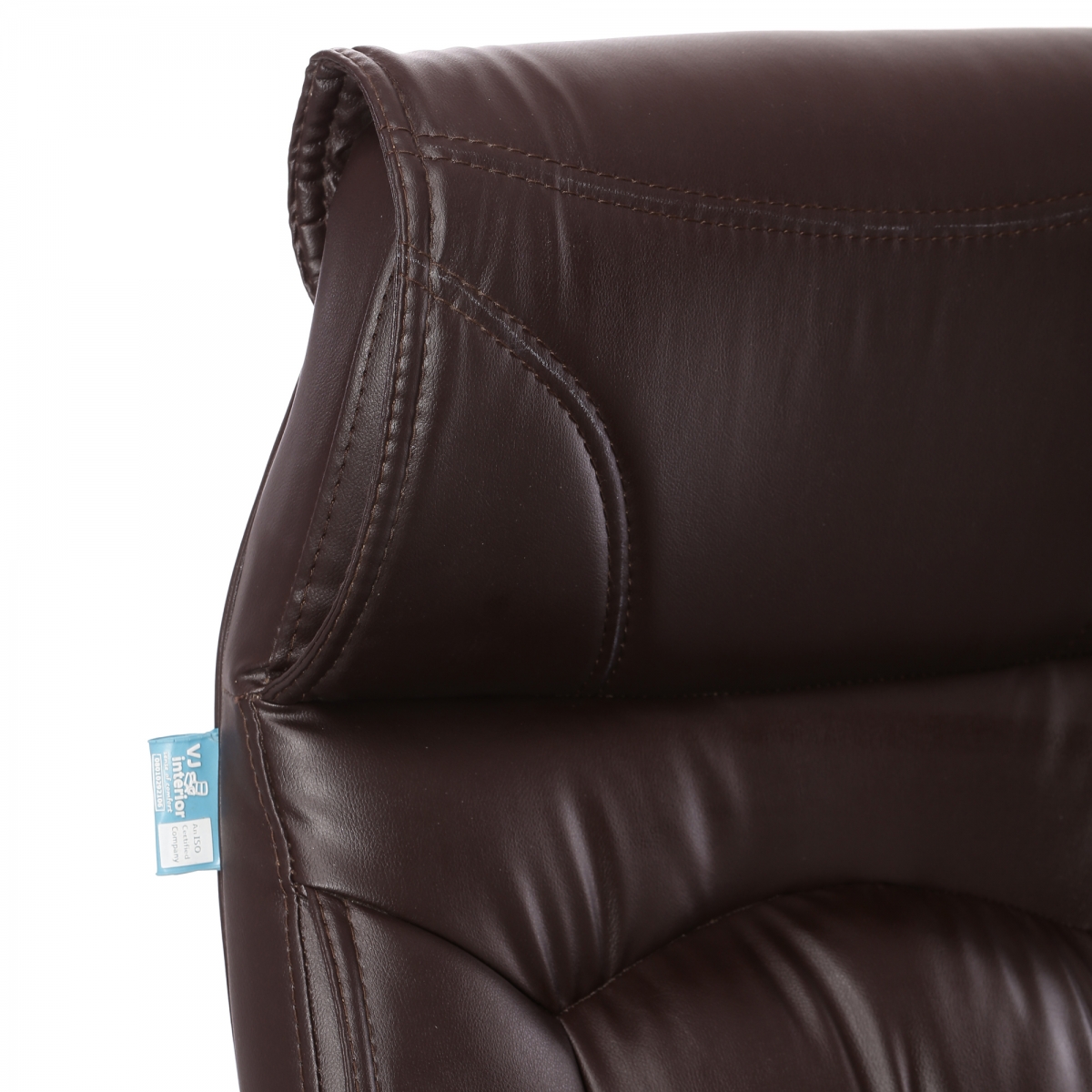 ML-917-Leather Doblepiel Executive High Back Brown Color - Image 3