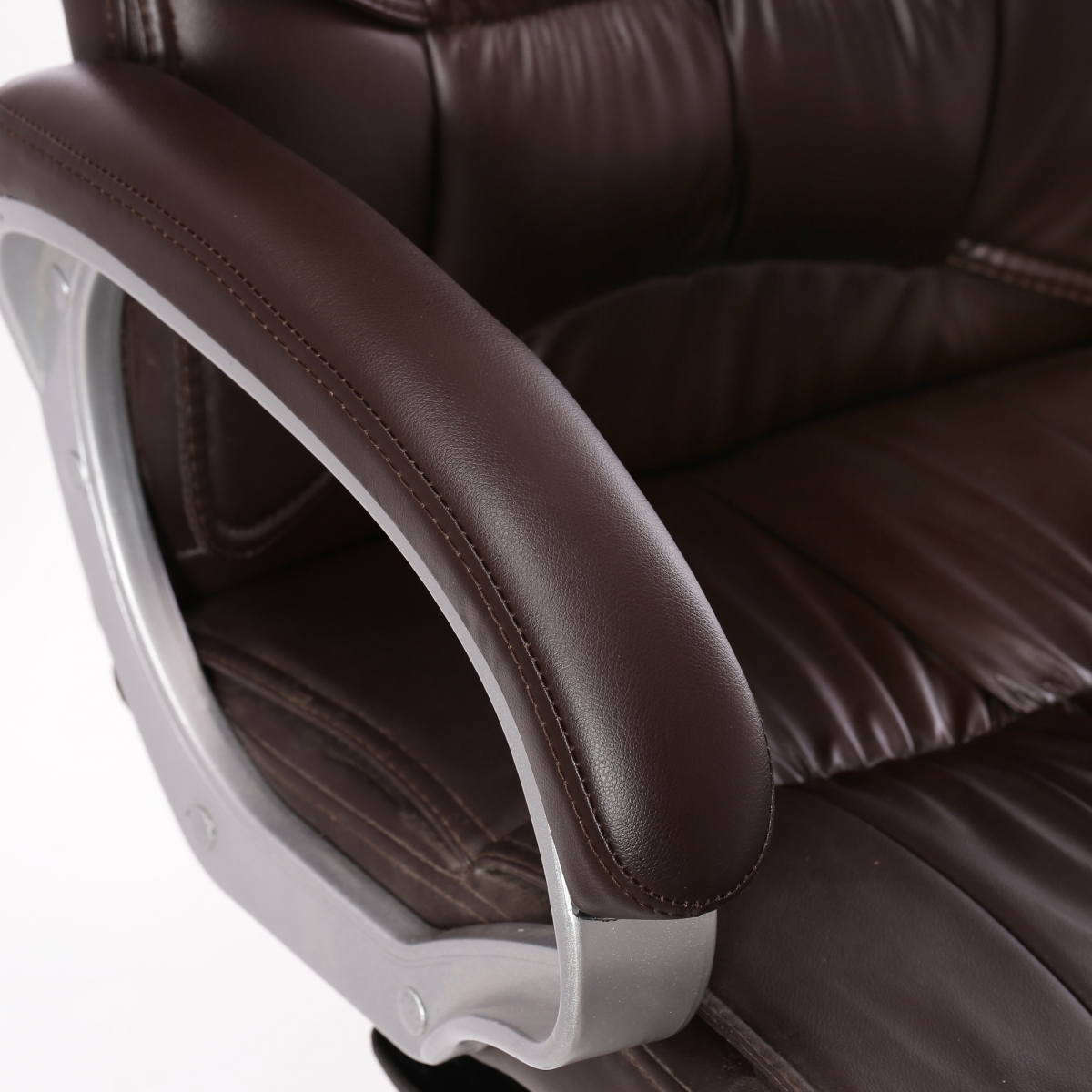 ML-917-Leather Doblepiel Executive High Back Brown Color - Image 4