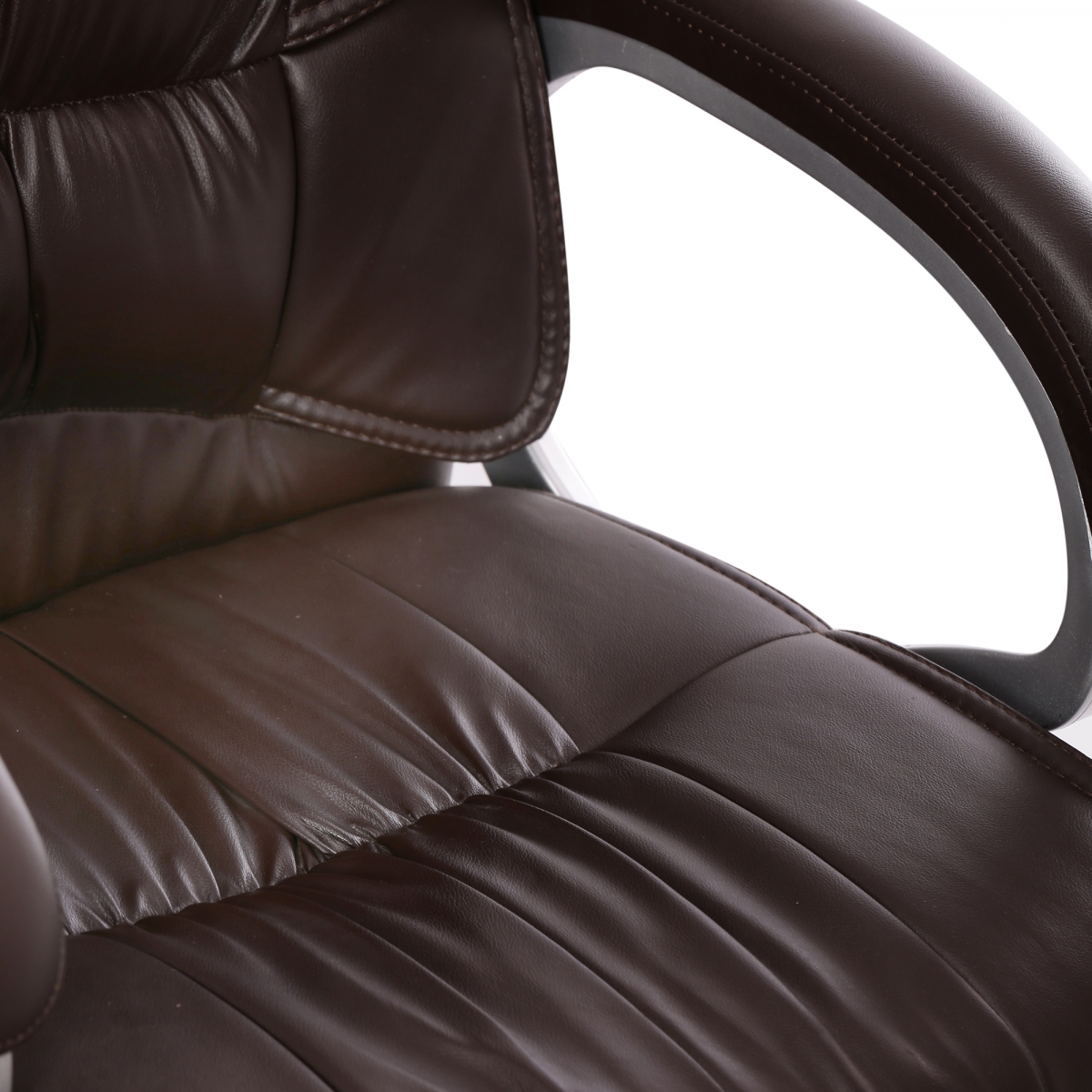 ML-917-Leather Doblepiel Executive High Back Brown Color - Image 5