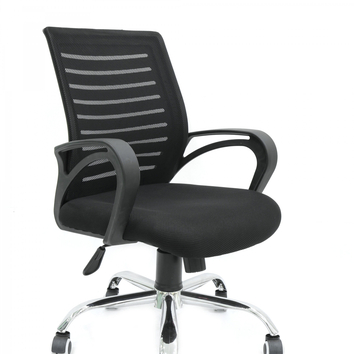 ML-803-Mesh Black Mid Back Avion Office Chair - Image 2