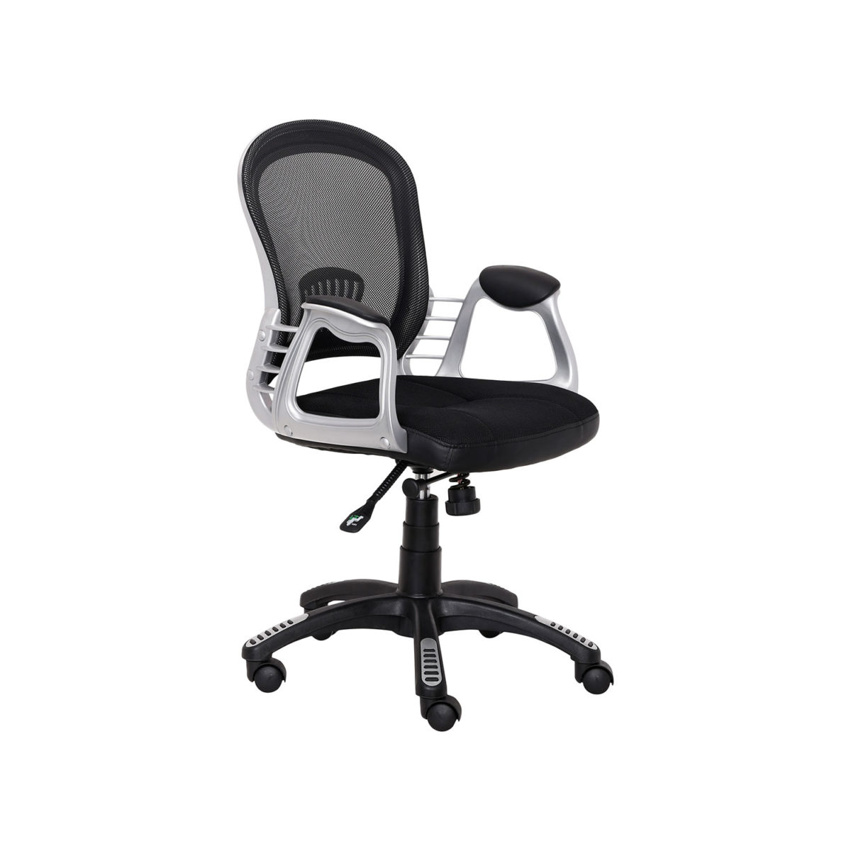 ML-1002-Designer Executive Medium Back Mesh Chair In Black Color - Image 2