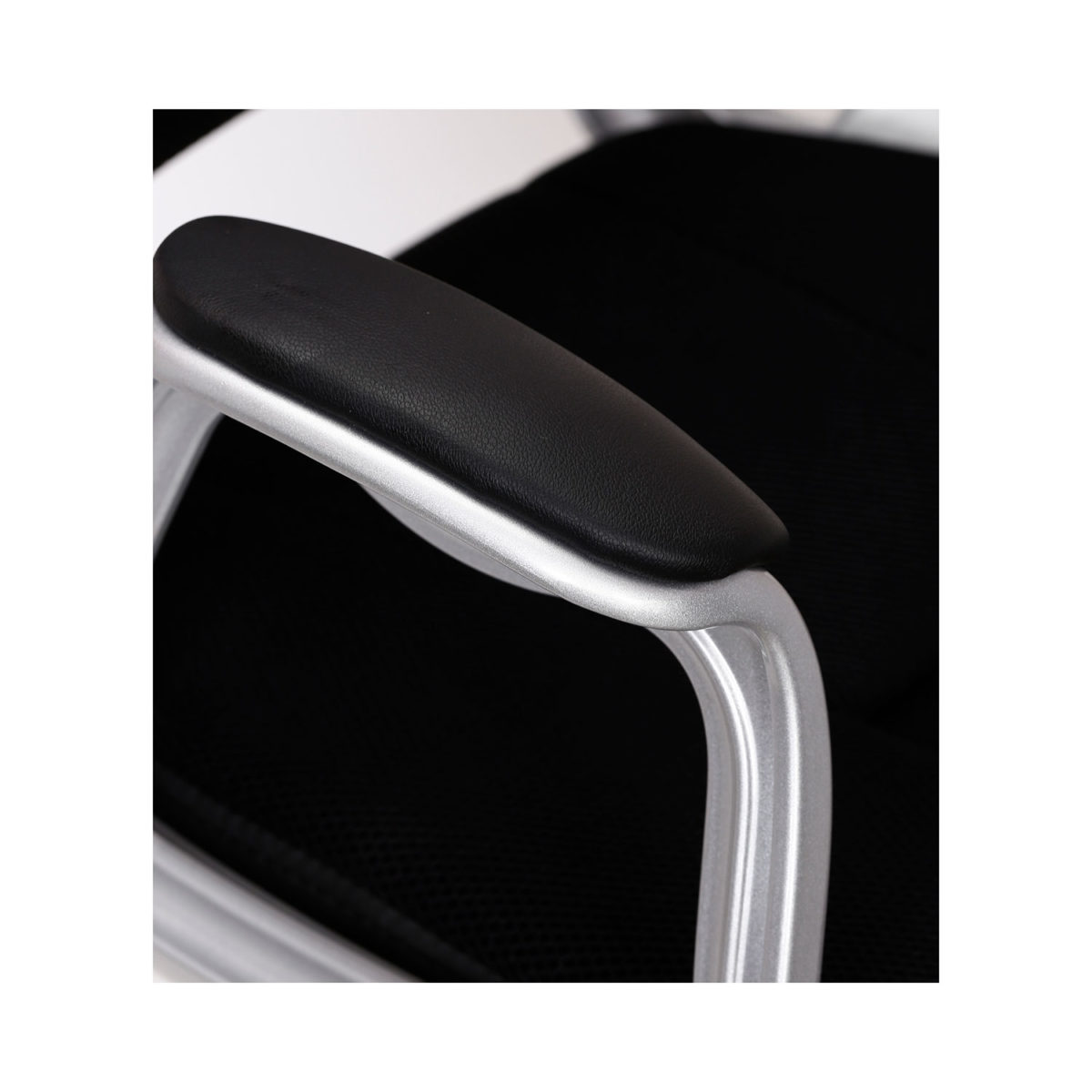 ML-1002-Designer Executive Medium Back Mesh Chair In Black Color - Image 6