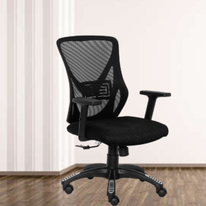 ML-1007-Grand Ergonomic Chair In Black Color
