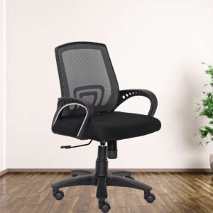 ML-1065-MESH EXECUTIVE CHAIR IN BLACK