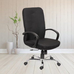 ML-1119-FABRIC MID BACK REVOLVING CHAIR