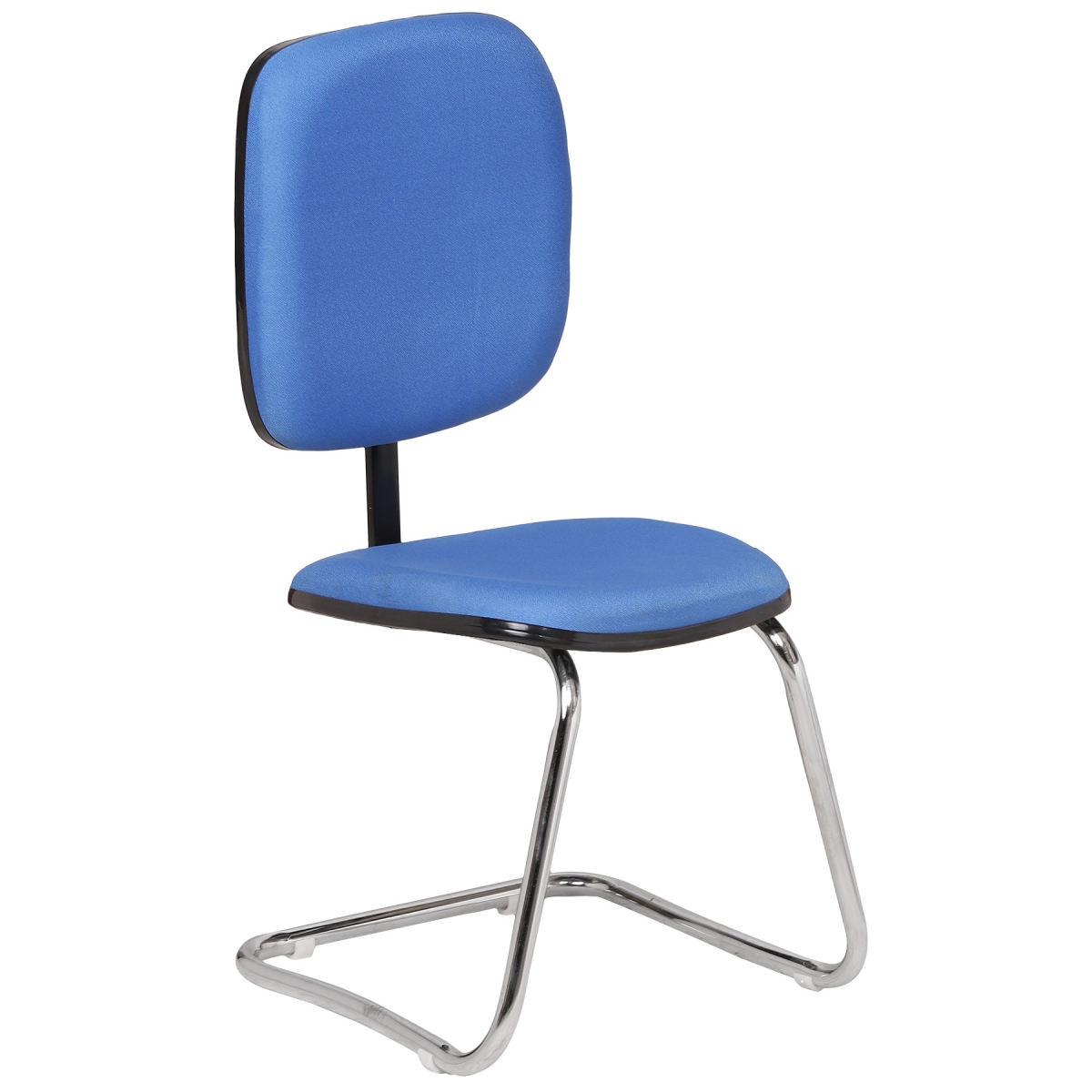 ML-1214 Computer Chair Without Armrest In Blue Fabric - Image 5