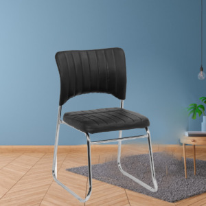 ML-1304 Fabric Executive Chair Black Without Armrest