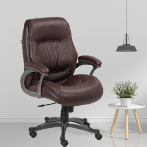 ML-1310-Designer Mid Back Full Brown Executive Office Chair