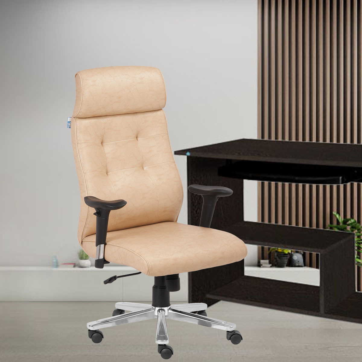 ML-1322-High Back Director Office Chair In Peach Color