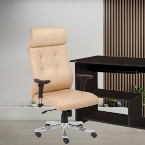 ML-1322-High Back Director Office Chair In Peach Color