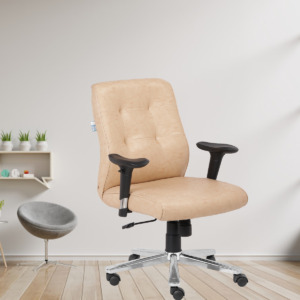 ML-1323-Mid Back Executive Office Chair With T-Shape Armrest