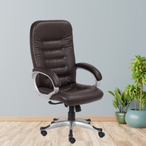 ML-1327-Urban Executive Chair In Brown Colour