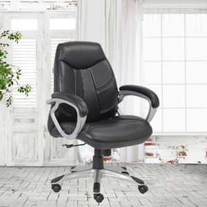 ML-1329-MB Wide Backrest Office Executive Chair In Black Color