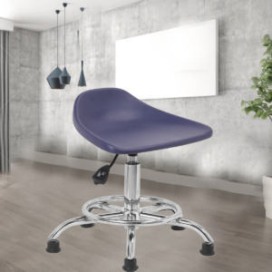 ML-1332-PLASTIC STOOL IN BLUE COLOR