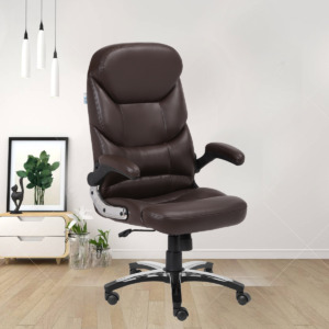 ML-1335-High Back Cushioned Leather Office Executive Chair
