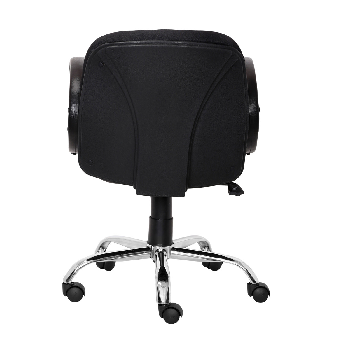 ML-1033-Low Back Mesh Fabric Black Color Conference Room Chair - Image 3