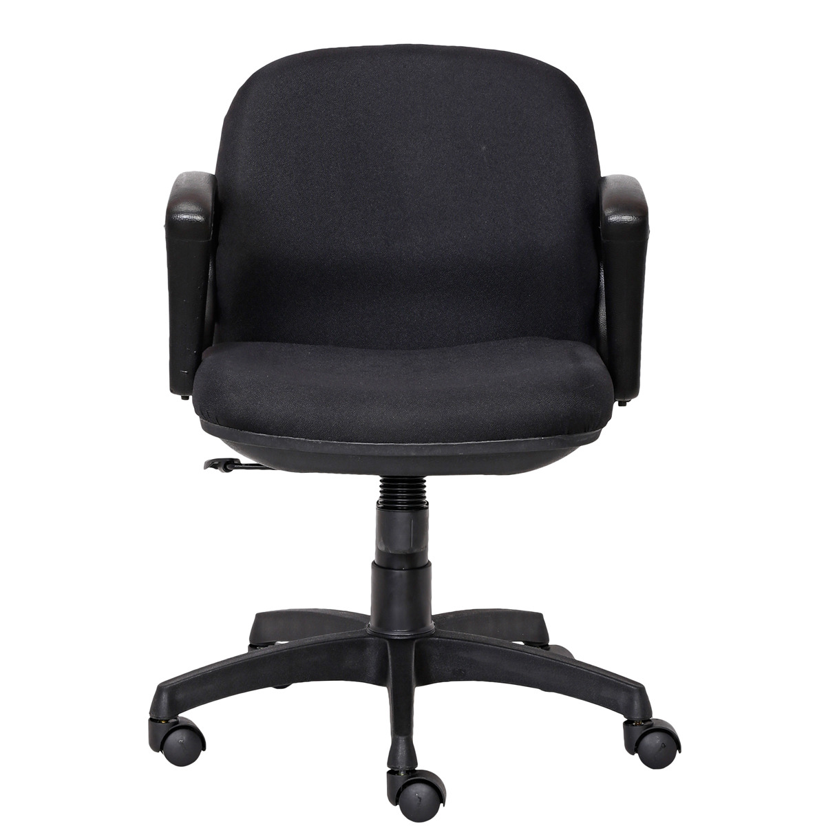 ML-1026-Black Fabric Low Back Crepe Executive Chair - Image 3
