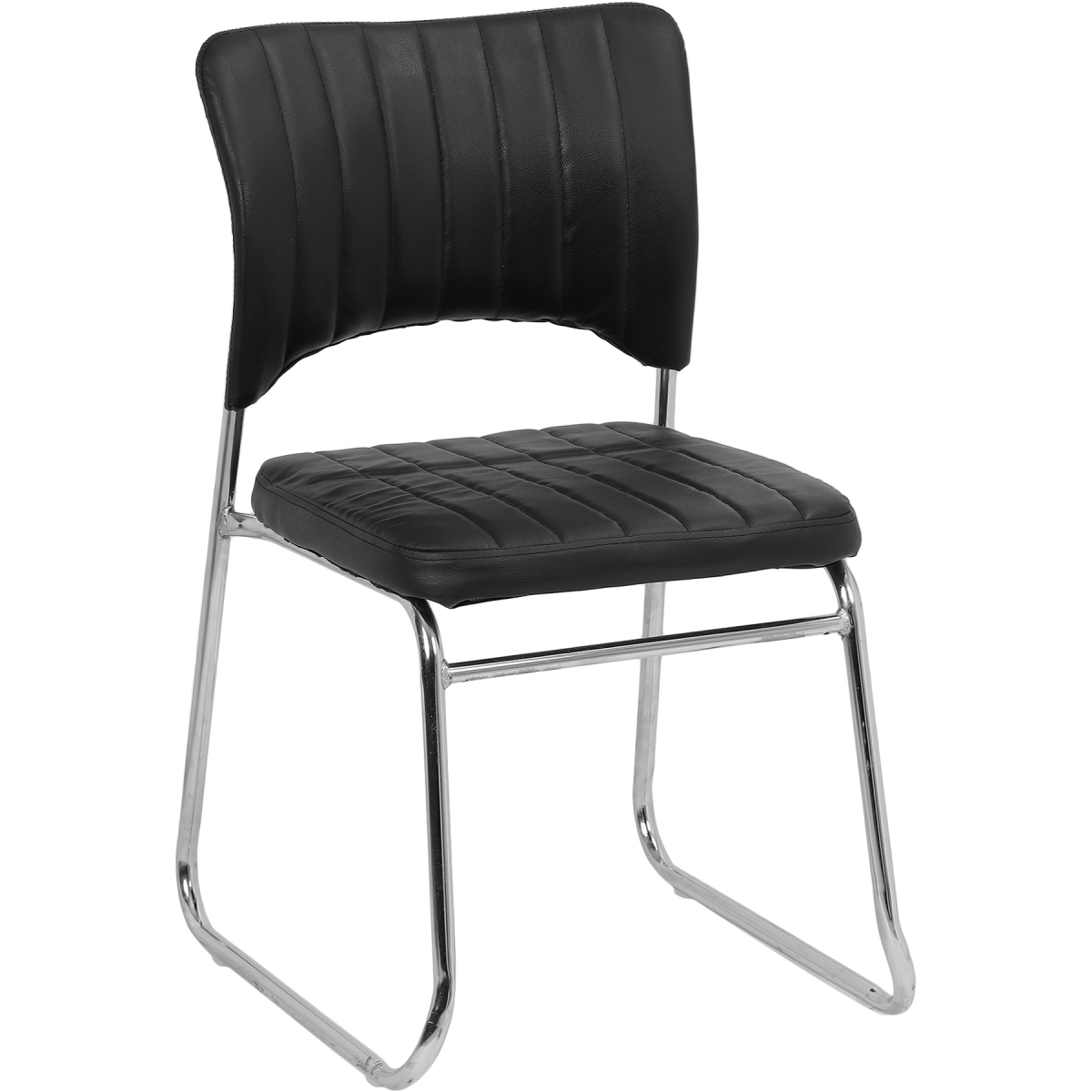 ML-1304 Fabric Executive Chair Black Without Armrest - Image 2
