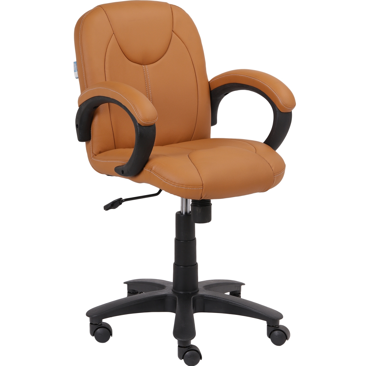 ML-1305-Low Back Office Chair In Brown Color - Image 4